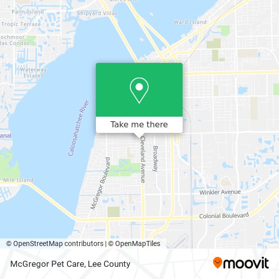 McGregor Pet Care map