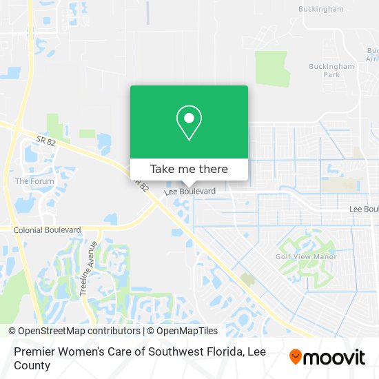 Premier Women's Care of Southwest Florida map