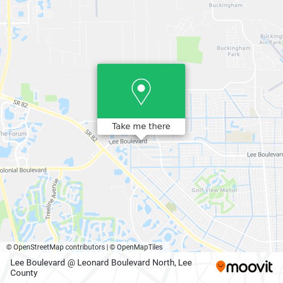 Lee Boulevard @ Leonard Boulevard North map