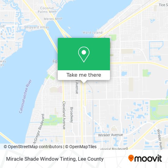 Mapa de Miracle Shade Window Tinting