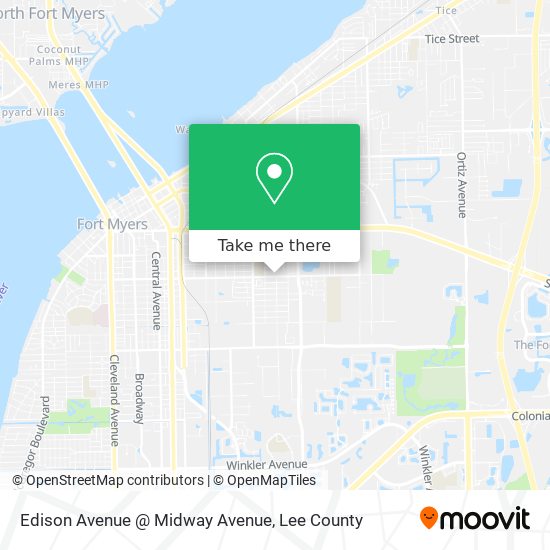 Edison Avenue @ Midway Avenue map