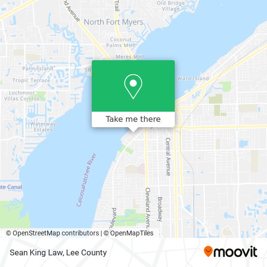Mapa de Sean King Law