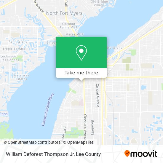 Mapa de William Deforest Thompson Jr