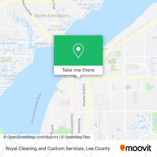 Royal Cleaning and Custom Services map