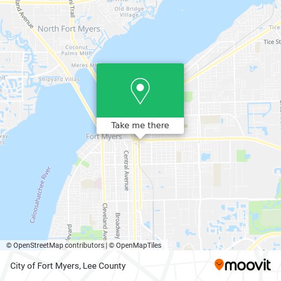 City of Fort Myers map