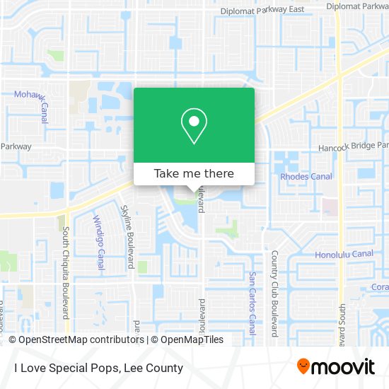 I Love Special Pops map