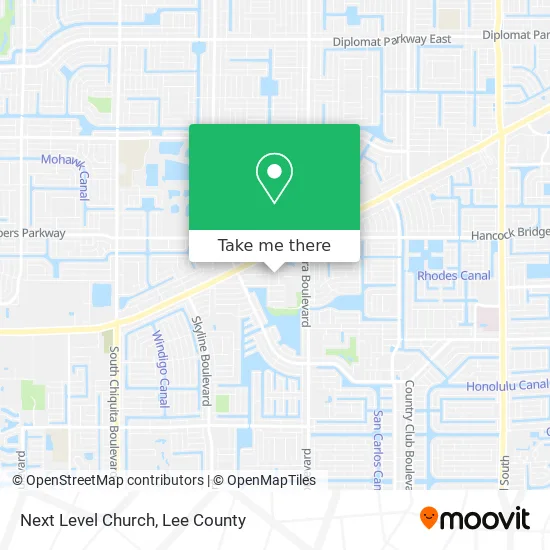 Next Level Church map
