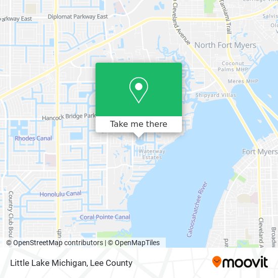 Little Lake Michigan map
