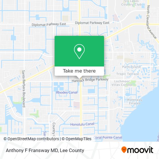 Anthony F Fransway MD map