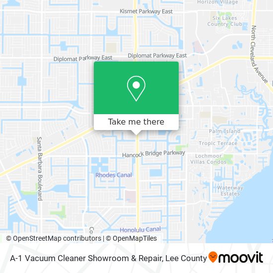 A-1 Vacuum Cleaner Showroom & Repair map