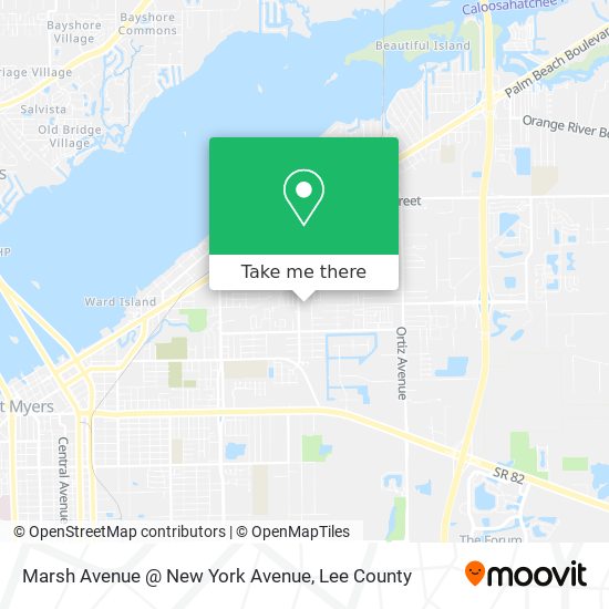 Mapa de Marsh Avenue @ New York Avenue