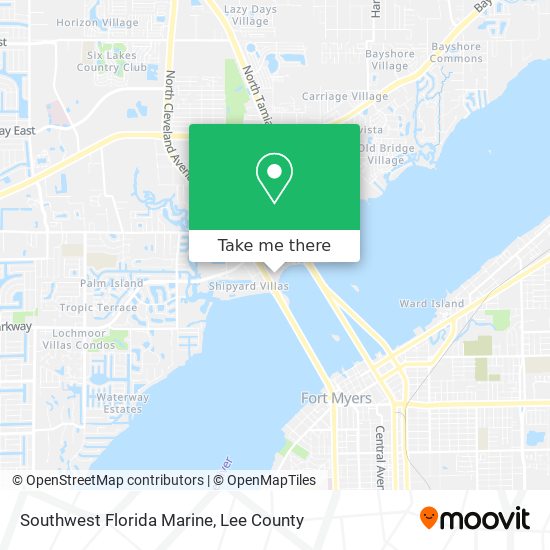 Southwest Florida Marine map