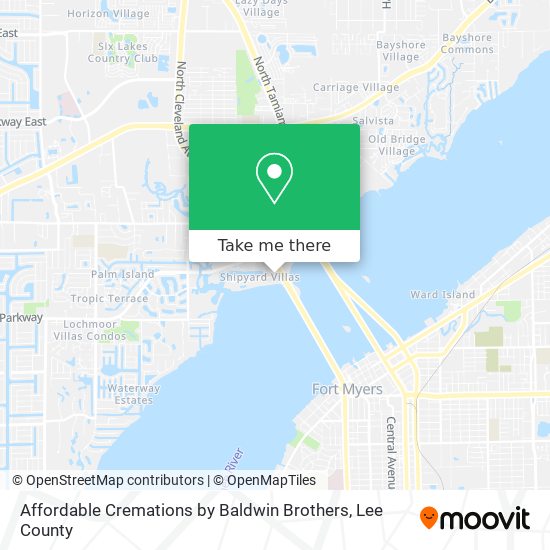 Mapa de Affordable Cremations by Baldwin Brothers
