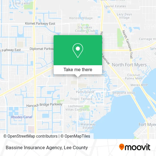 Bassine Insurance Agency map