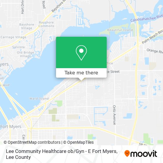 Lee Community Healthcare ob / Gyn - E Fort Myers map