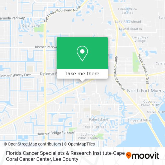 Mapa de Florida Cancer Specialists & Research Institute-Cape Coral Cancer Center