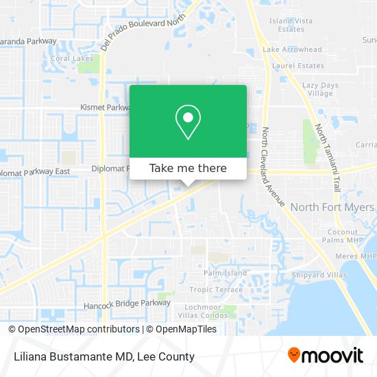 Liliana Bustamante MD map