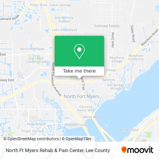 Mapa de North Ft Myers Rehab & Pain Center