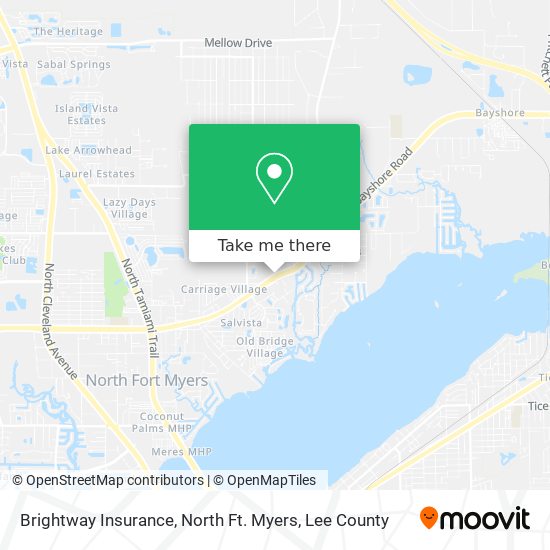 Brightway Insurance, North Ft. Myers map