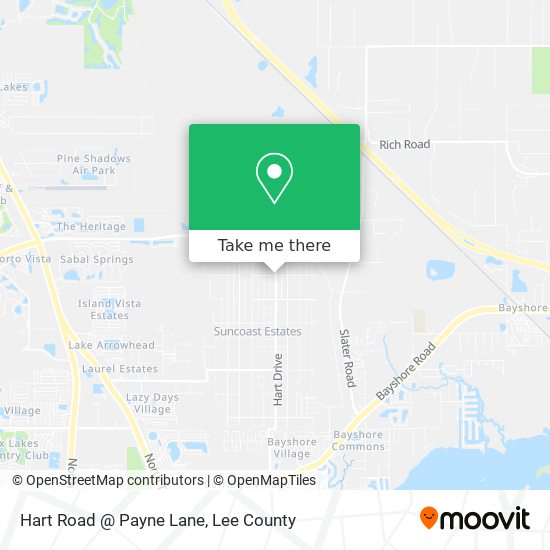 Hart Road @ Payne Lane map