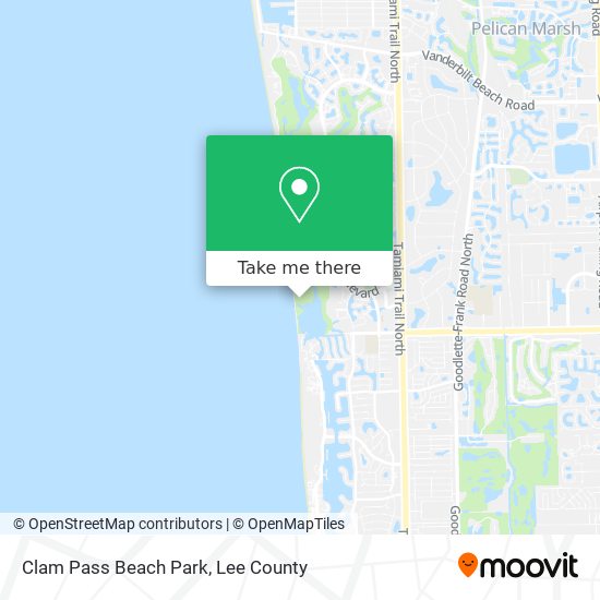 Clam Pass Beach Park map