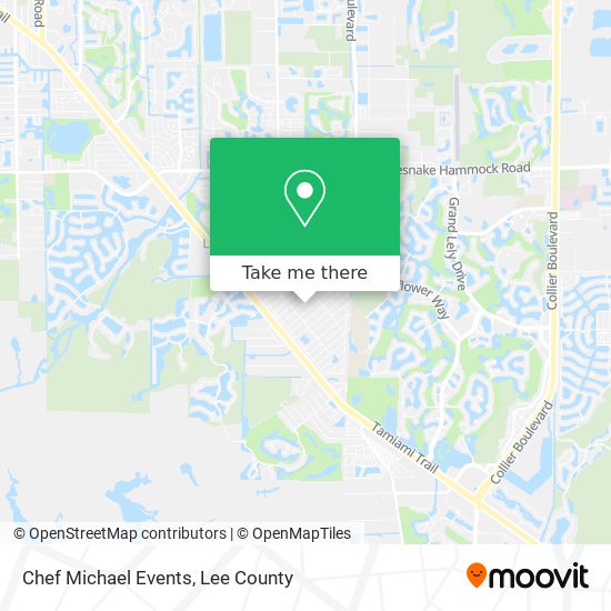 Mapa de Chef Michael Events