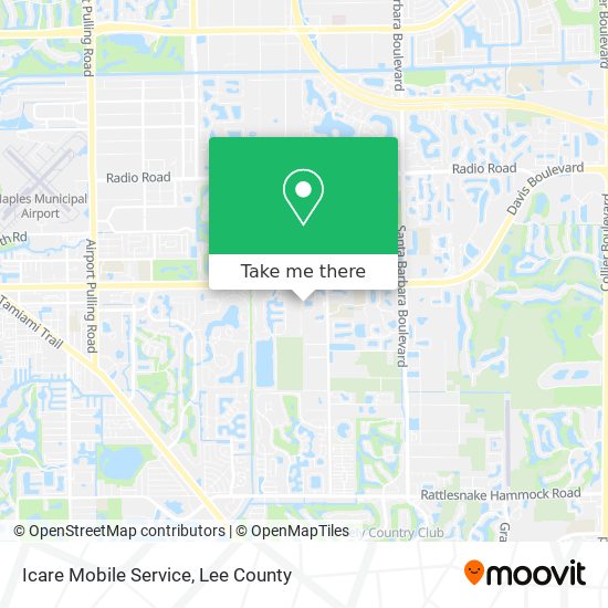 Mapa de Icare Mobile Service