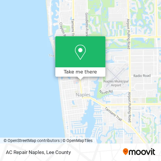 AC Repair Naples map
