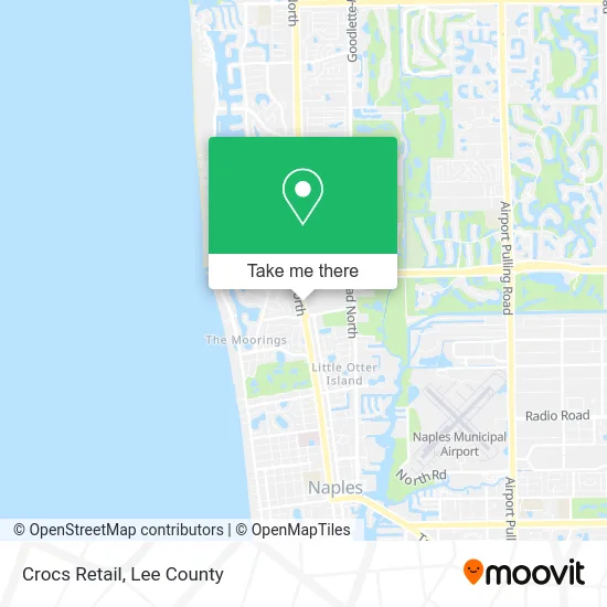 Crocs Retail map
