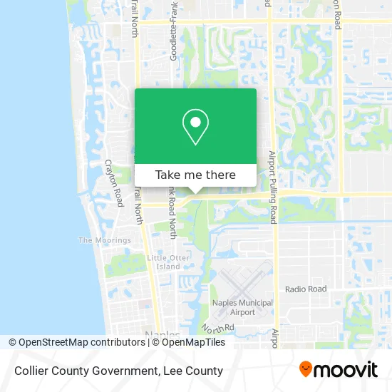 Collier County Government map