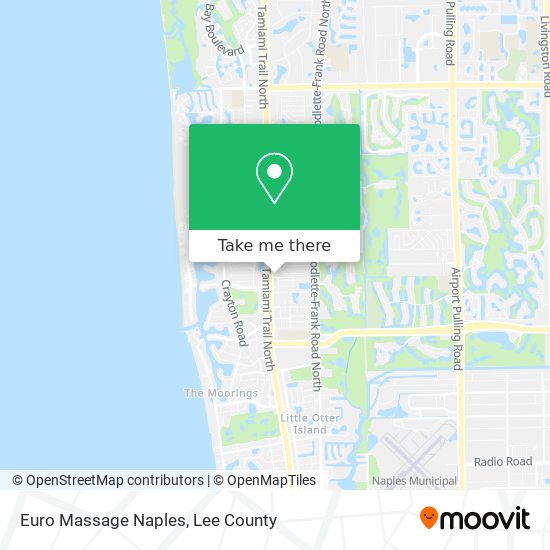 Mapa de Euro Massage Naples