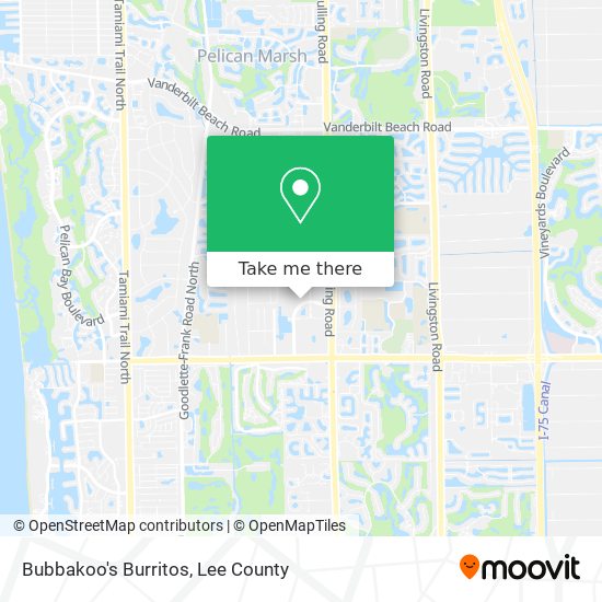 Bubbakoo's Burritos map