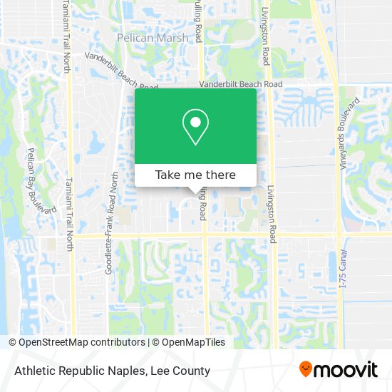 Athletic Republic Naples map