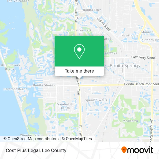 Cost Plus Legal map