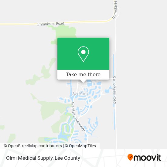Olmi Medical Supply map