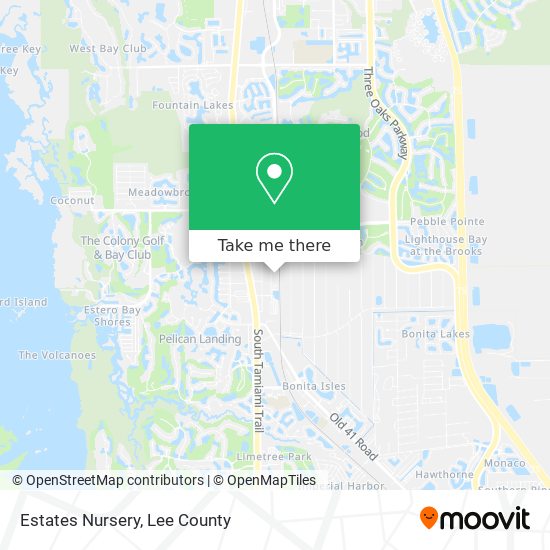 Mapa de Estates Nursery