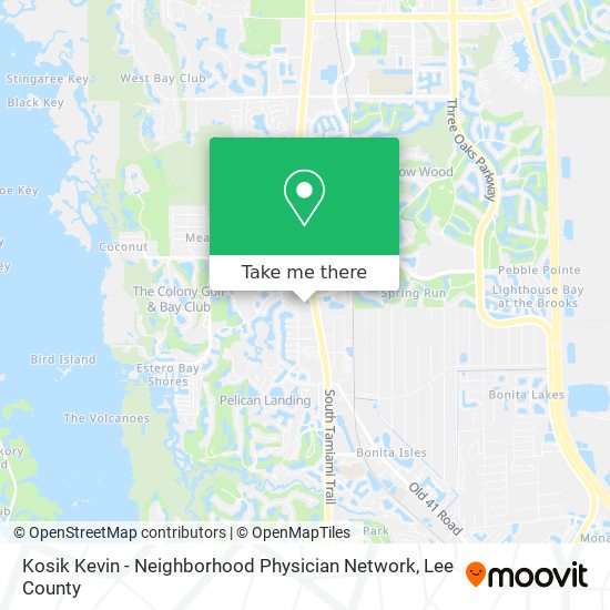 Mapa de Kosik Kevin - Neighborhood Physician Network