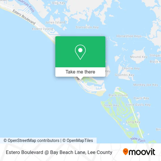 Estero Boulevard @ Bay Beach Lane map