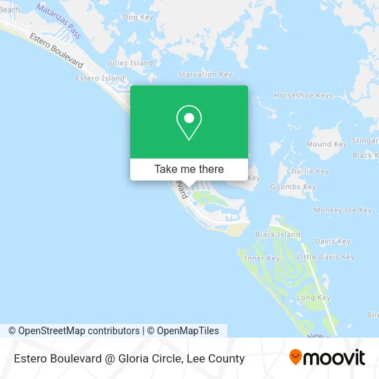 Estero Boulevard @ Gloria Circle map