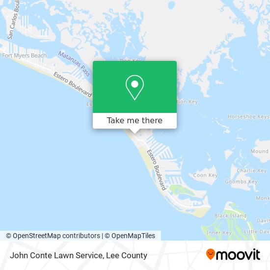 John Conte Lawn Service map