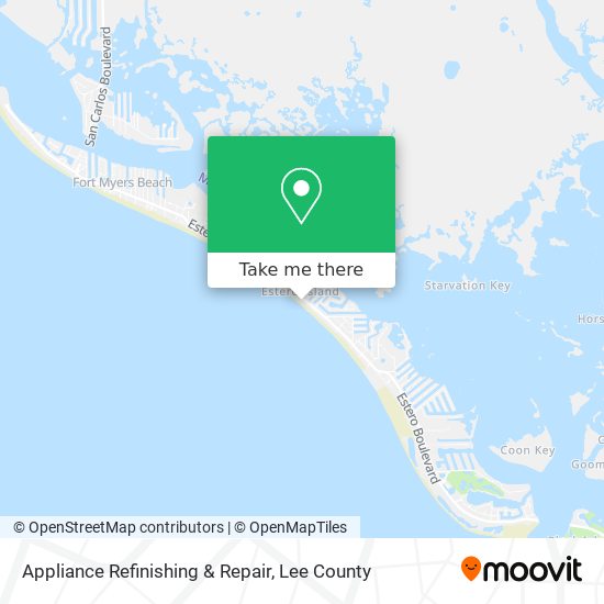 Mapa de Appliance Refinishing & Repair