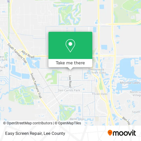 Easy Screen Repair map