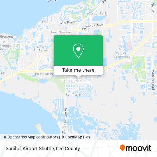 Mapa de Sanibel Airport Shuttle