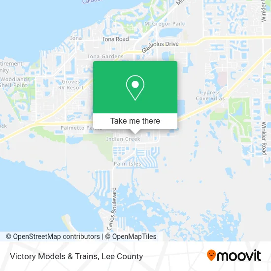 Victory Models & Trains map