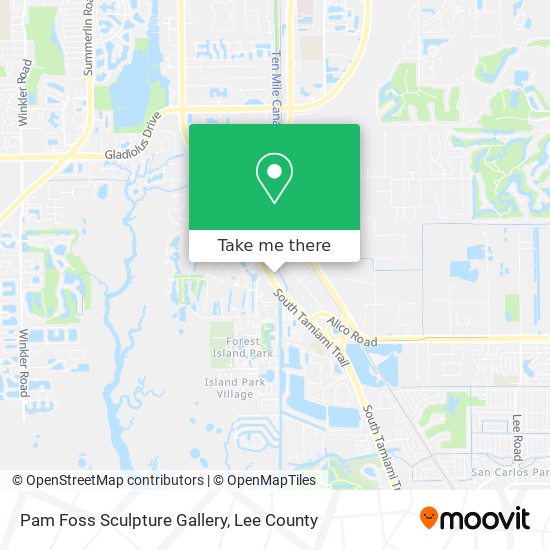 Pam Foss Sculpture Gallery map