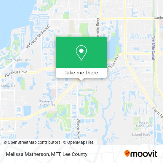 Mapa de Melissa Matherson, MFT