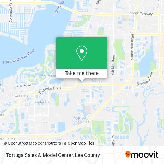 Tortuga Sales & Model Center map