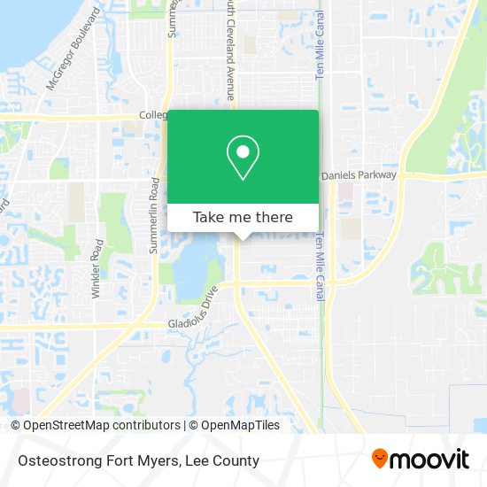 Osteostrong Fort Myers map
