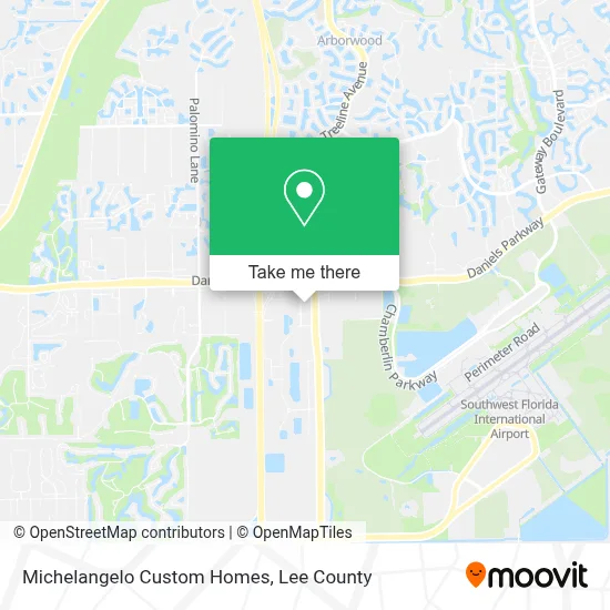 Michelangelo Custom Homes map