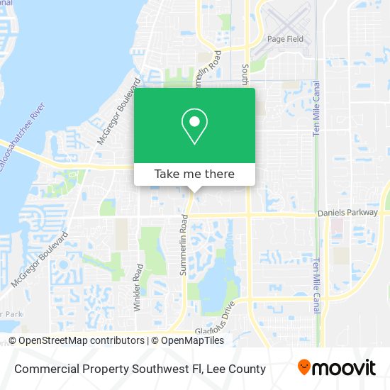 Commercial Property Southwest Fl map